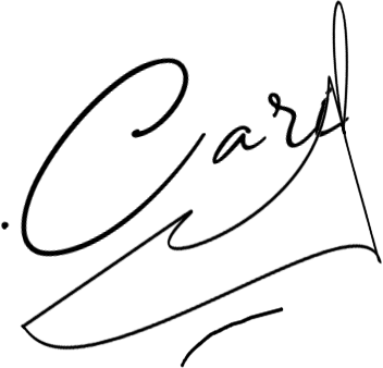Cari's signature